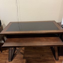 Beautiful Wooden Computer Desk  With Keyboard Tray