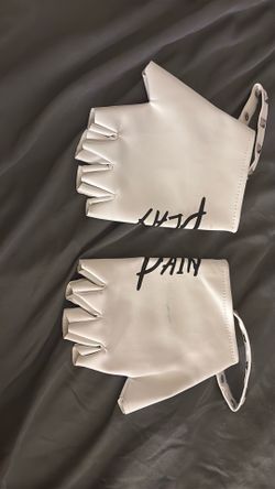 White WWE Alexa Bliss Gloves