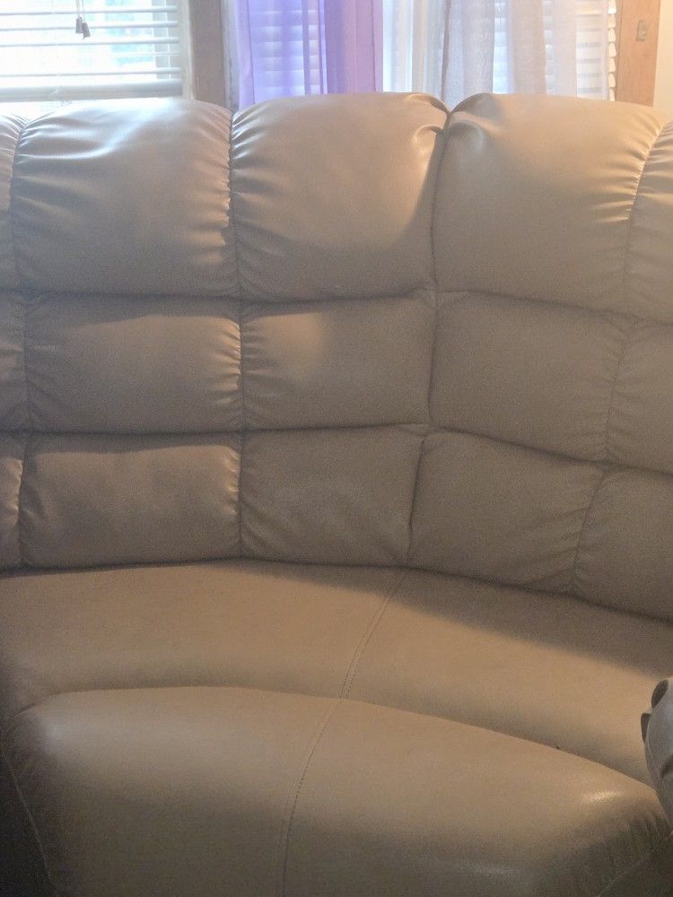 2 Seater Beige Couch
