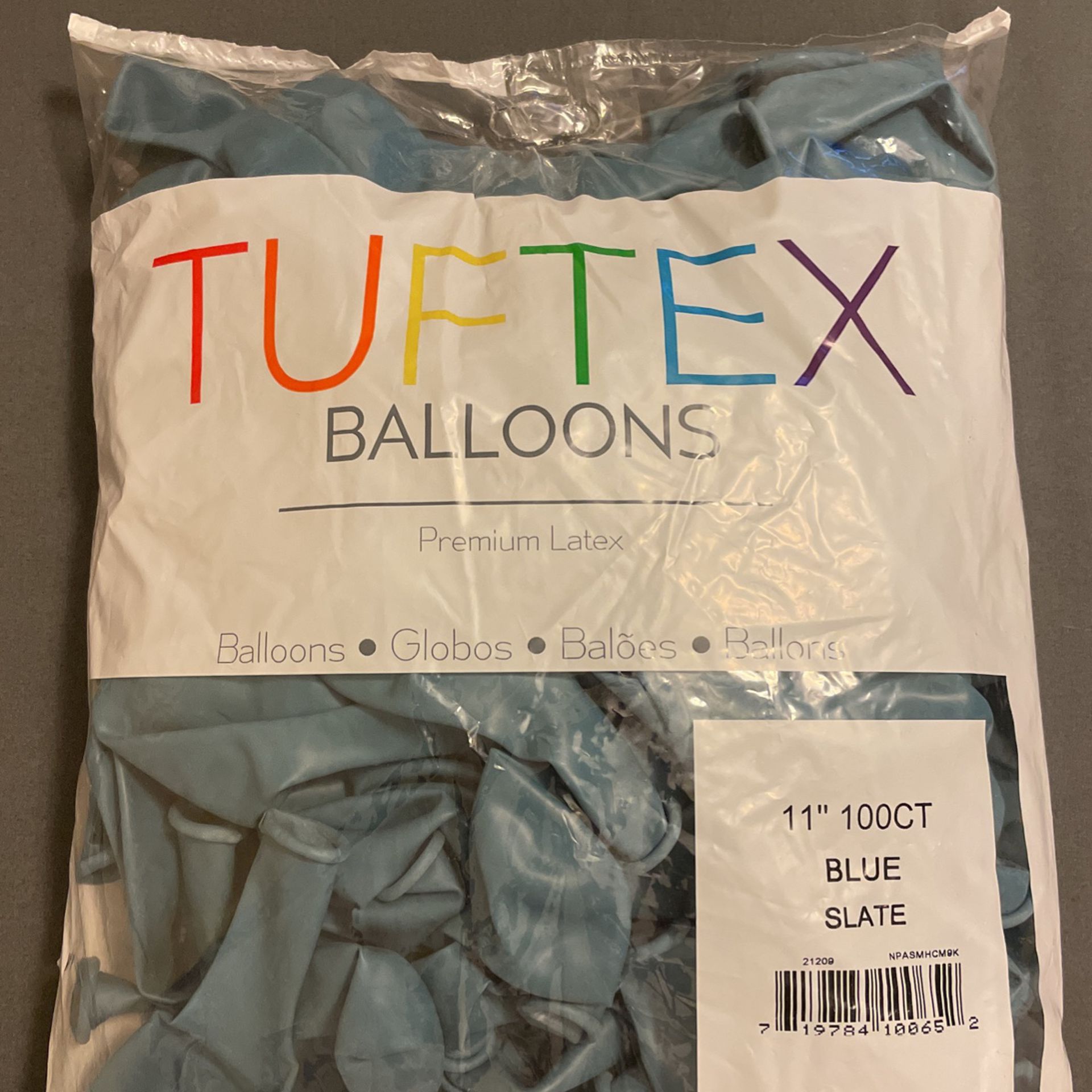 TUFTEX - Balloons, 11” Slate Blue