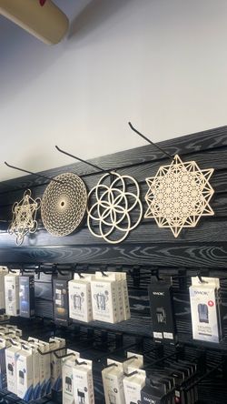 Wooden mandala wall art