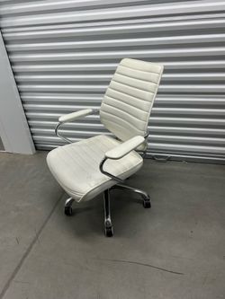 White Office chair | reclining, spinning, adjustable height
