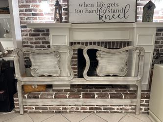 Gorgeous Refinished King Size Headboard 