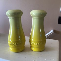 Le Creuset Yellow Ombré Salt & Pepper Shakers