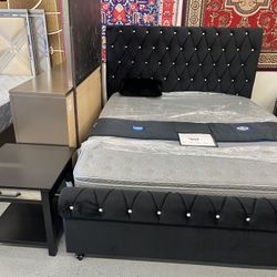 Furniture Mattress Bed Twin Full Queen King Bunk Bed Frame 