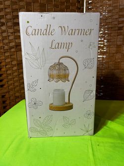 🌟 Brand New Flower Glass Candle Warmer Lamp with Timer & Dimmer 🌟$25 CASH