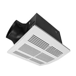 BV Bathroom Exhaust Fan 200CFM - 2.0 Sones, 6" Duct Collar, Rooms Up to 200 Sq. Ft.| Ventilation Fan, Stainless Steel - Ultra-Quiet & HVI 2100