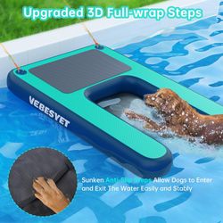 Inflatable Dog Water Ramp- Dogs Up To 80lbs. NEW IN BOX
