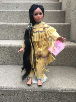 "Pocahontas" Native American Porcelain Doll