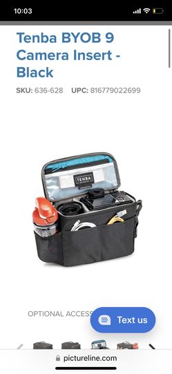 Tenba BYOB 9 Camera Insert - Black