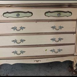 French Provincial set of 3 Dressers