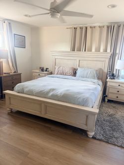 Headboard and bed frame