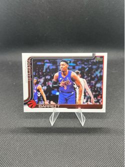 RJ Barrett SSP 2025-26 Topps Basketball Golden Mirror Variation #33 Raptors