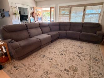 6 piece power recliner sectional