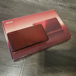 Nintendo 3ds Flame Red Custom Video Game Console Mod-bbed