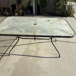 Outdoor Glsss Table FREE
