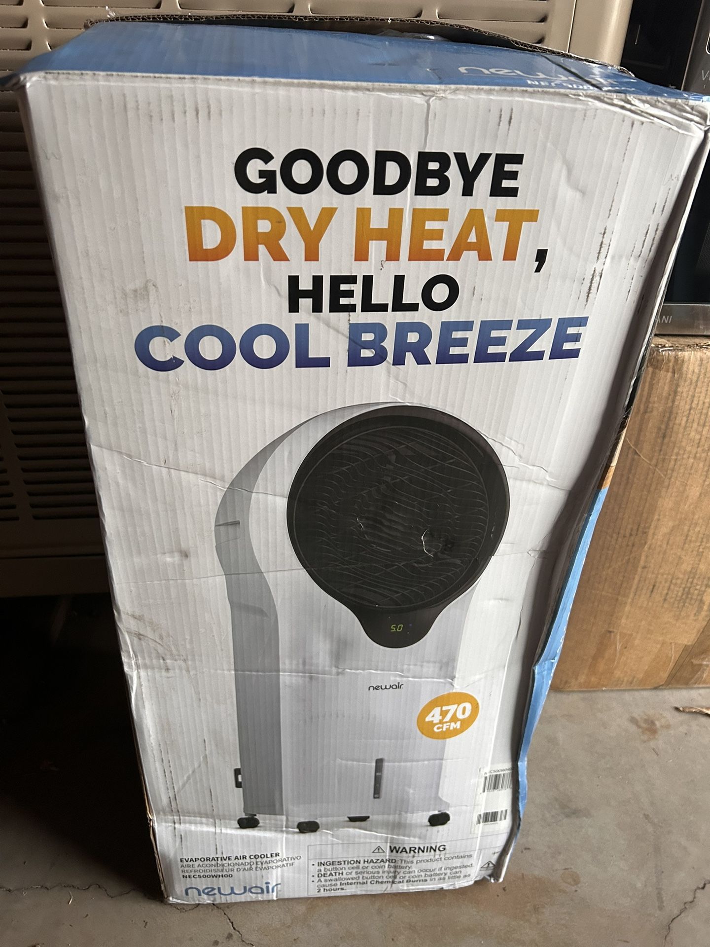 New Portable Personal Swamp Cooler