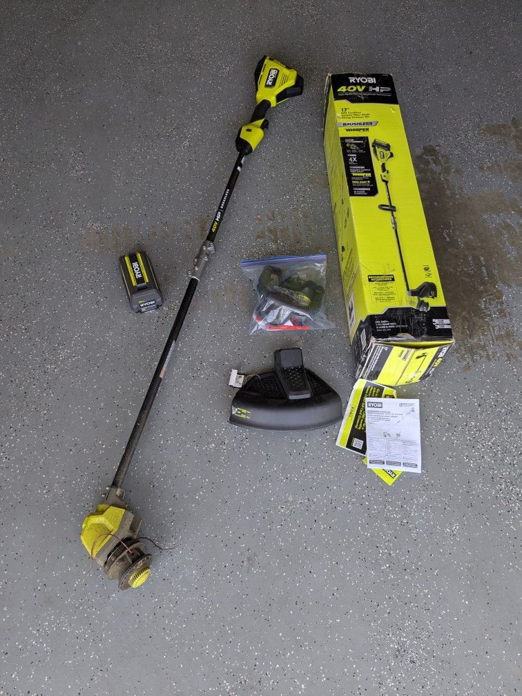 RYOBI 40V HP Brushless Whisper Series 17 Cordless Battery
