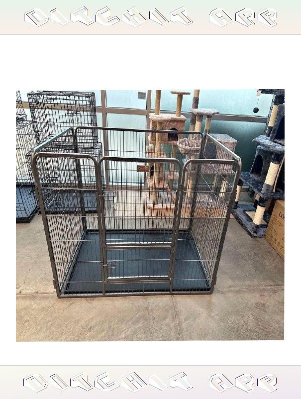 range human Firm Metal Dog Crates - Stable and Secure