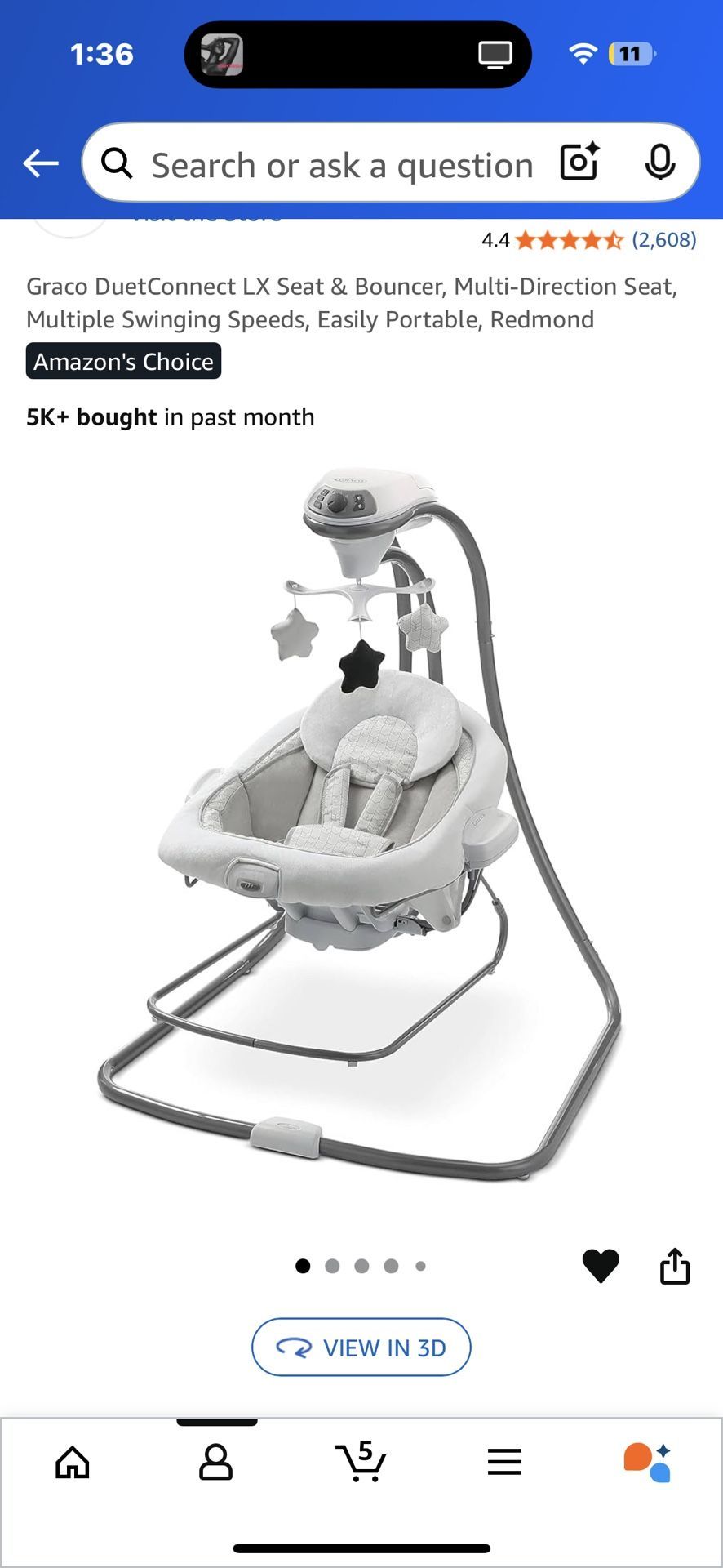 Graco Swing/bouncer Combo 
