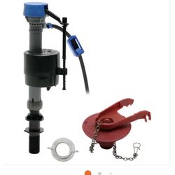 PerforMAX Universal High Performance Toilet Fill Valve and 2 in. Flapper Repair Kit