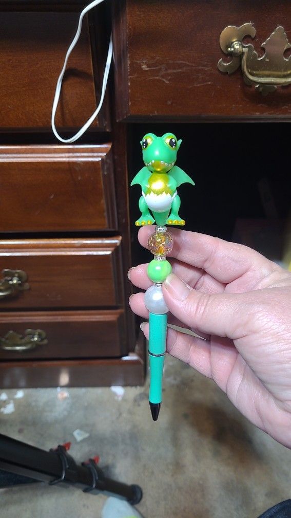 Handmade Dragon Brad Pen Black Ink