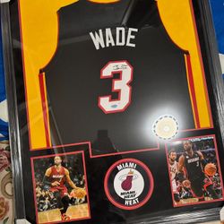 D Wade Signed Jersey 