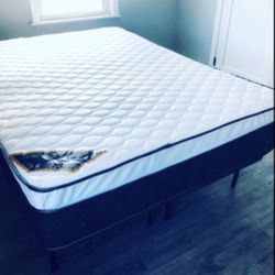 Brand New Queen Pillow top Medium 12”thick( box include) We Finance We Deliver