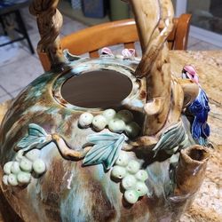 Vase Flower pot water spout porcelain 