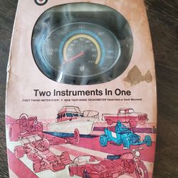 Vintage Real-Time Mach 2 Timing Meter Tachometer
