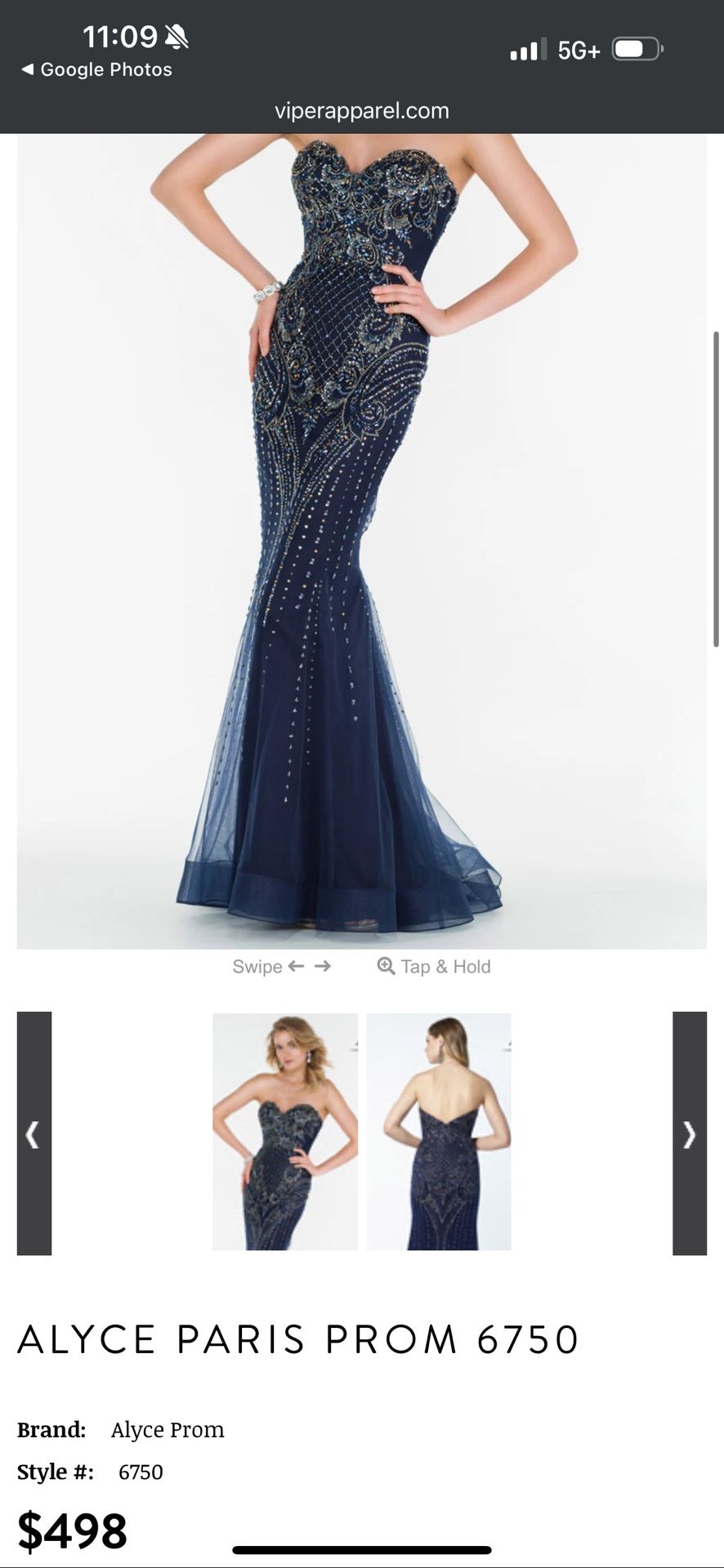 ALYCE PARIS PROM DRESS