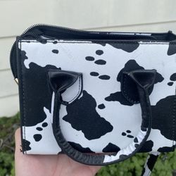 Cowprint Shoulder Bag