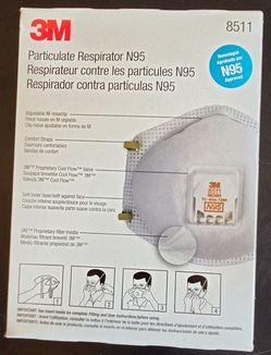 3M
8511 N95 Disposable Respirator with Cool Flow Valve (10-Pack)