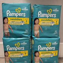 Pampers Swaddlers Size 4 (88 Total)