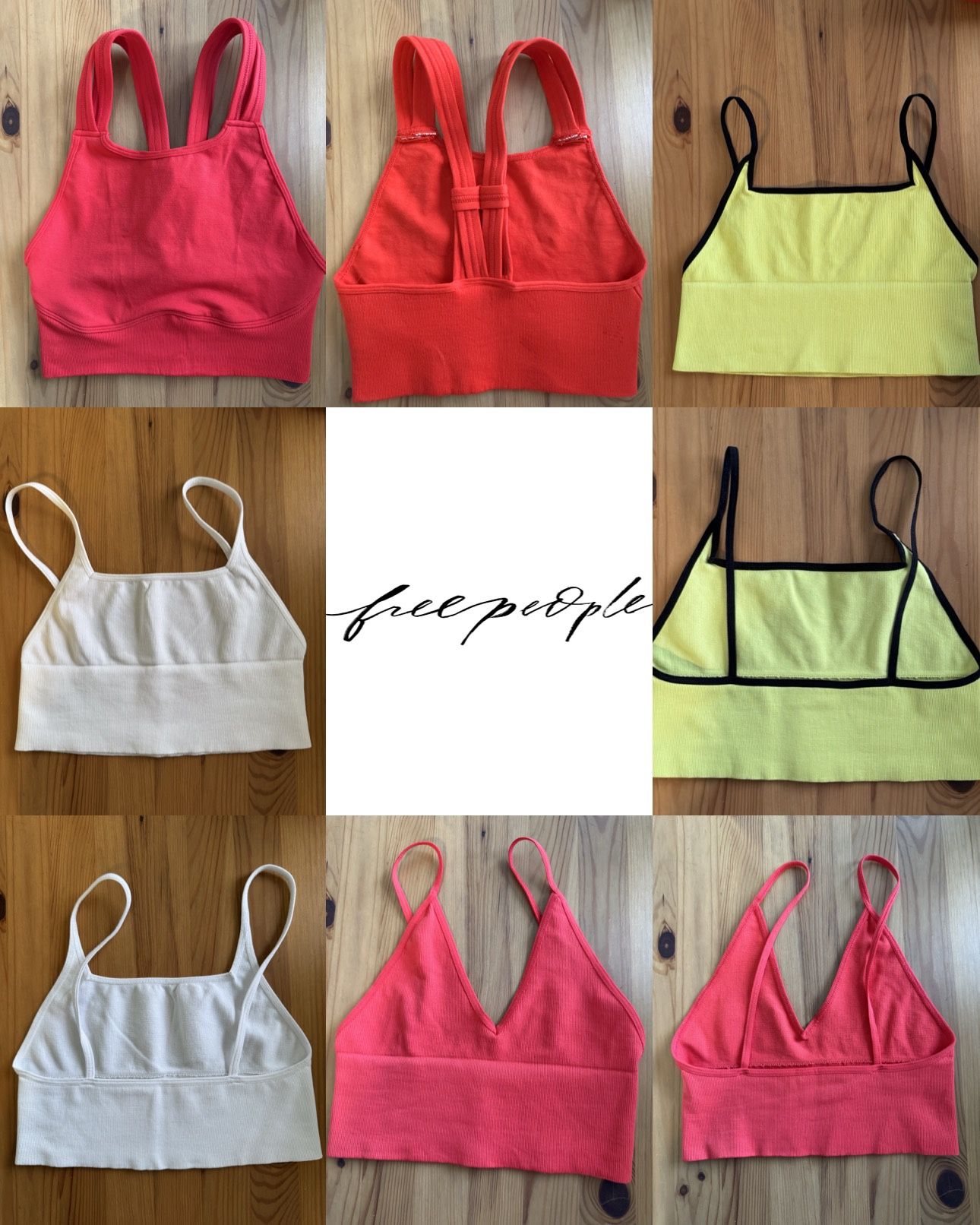 New Free People Bralettes/Bras MSRP $30-$48 Each
