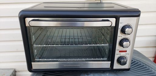 Hamilton Beach Countertop Oven with Convection & Rotisserie 31108: Toaster Oven, 1500W, Freestanding, Dishwasher-Safe Parts  