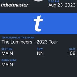 Lumineers Tix Cheap