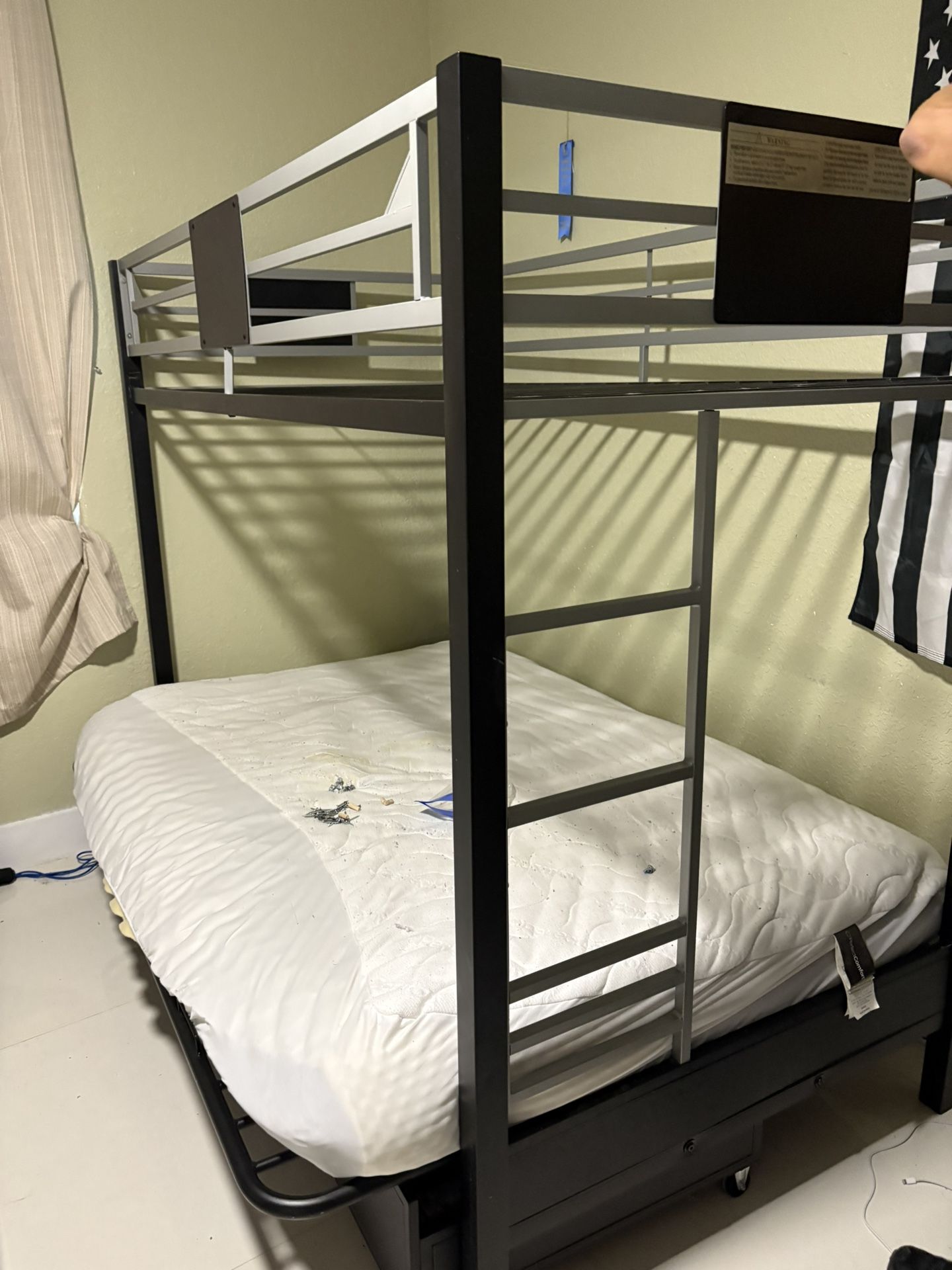 Twin Over Full Futon Bunk Beds