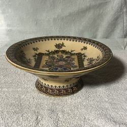 Vintage Spanish Pedestal Bowl 