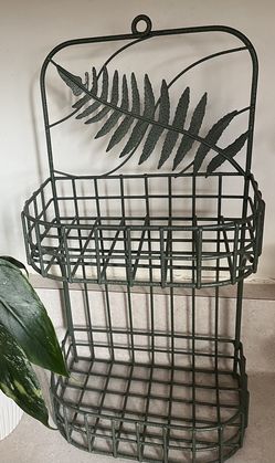 NEW - Small Metal Kitchen, Bathroom, Makeup Shelf 