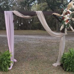 Hand Built Wedding Arbor
