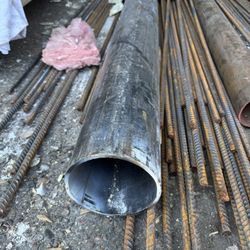5” And 4” Steel Pipe For Structural Use 21 Feet Long 