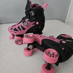 Girls Adjustable Roller Derby Skates 