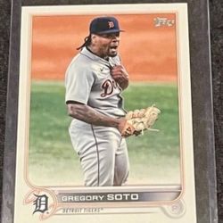 2022 Topps #17 GREGORY SOTO Detroit Tigers
