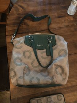 Coach purse and wallet
