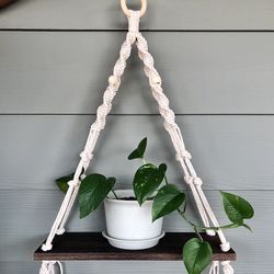 Macrame Wall Hanging Shelf