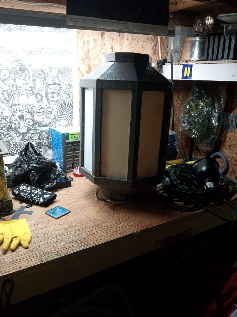 Big Very Old Vintage Lamp