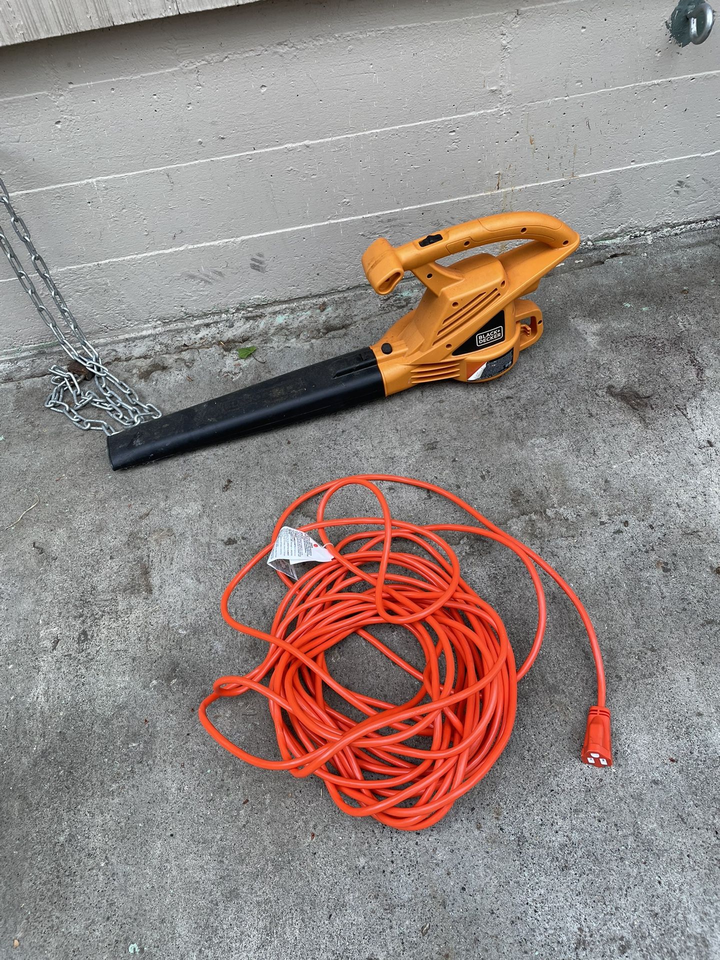 Black and decker electric leaf blower