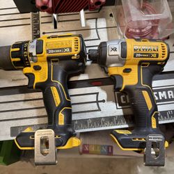 Dewalt Brushless Impact Driver and Drill (no Batteries)