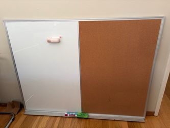 Whiteboard & Cork Board Combo – 48”x 36"